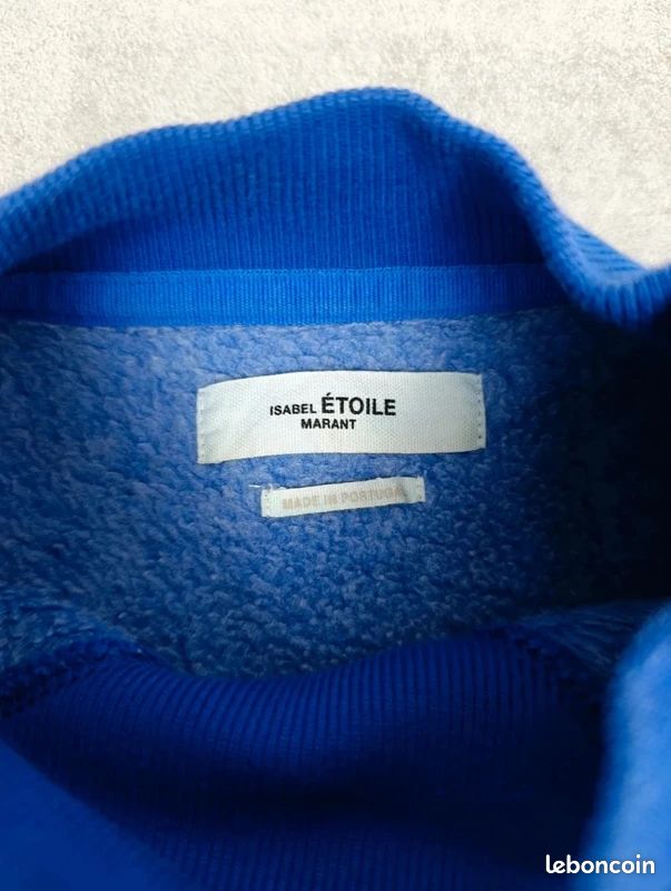 Sweat Isabel Maternity FEMME XS Bleu Rayé - Col Rond, Grossesse