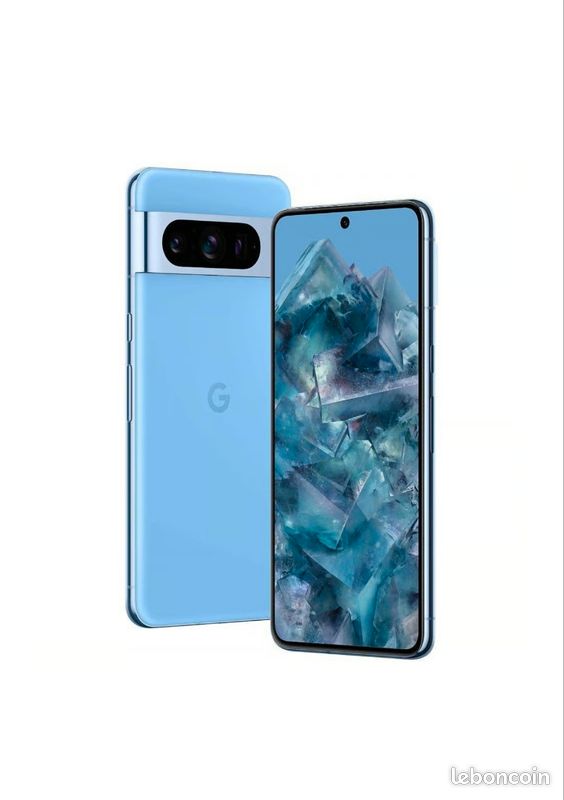 Google Pixel 8 Pro 5G 128 Go Bleu ciel – Très bon état (image 1)