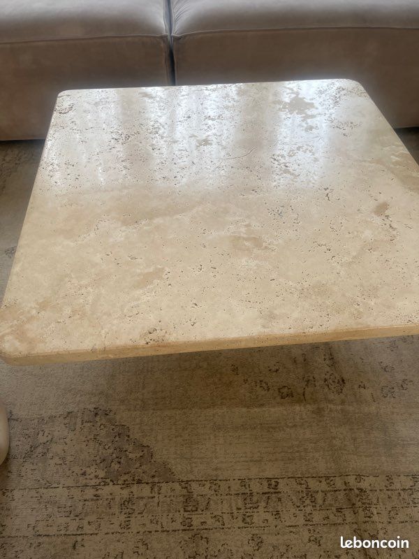 Table basse travertin (image 2)