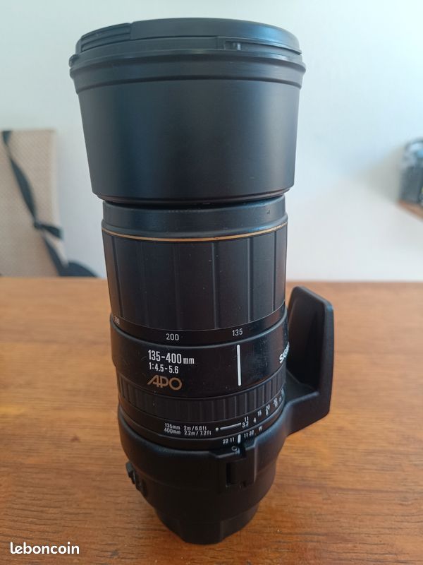 Zoom Sigma 135-400 mm 1:4.5-5.6 APO pour boîtier Canon (image 3)
