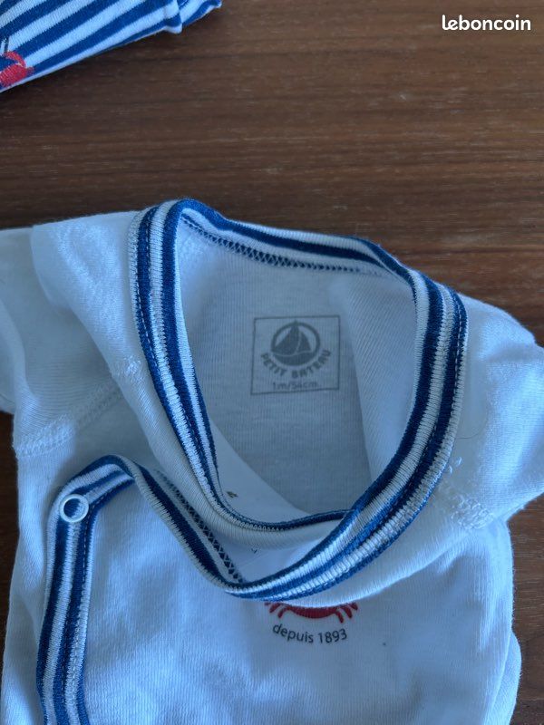 2 bodies Petit Bateau 1 mois (image 6)