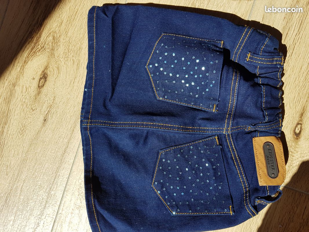 Jupe en jeans pailletée, fille, 12 ans (image 2)