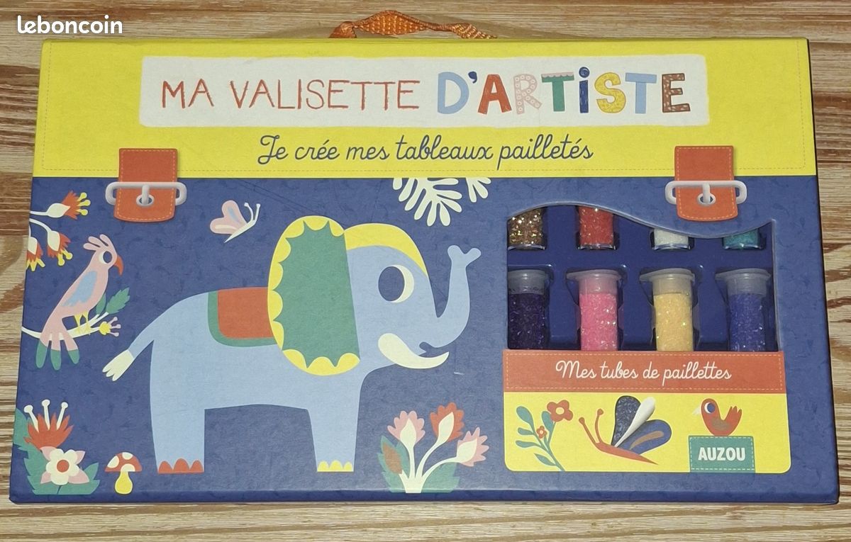 Jeu créatif "Ma Valisette d'Artiste" tableaux pailletés (image 1)