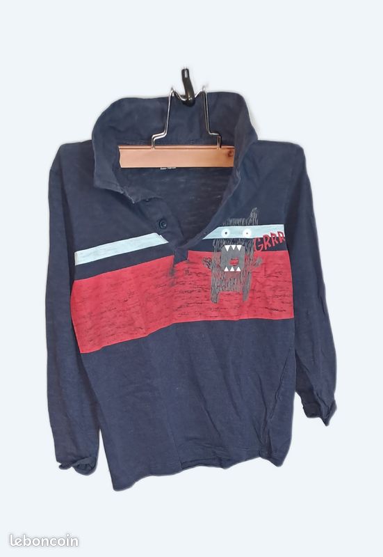 T-shirt manche longue garçon 8 ans (image 1)