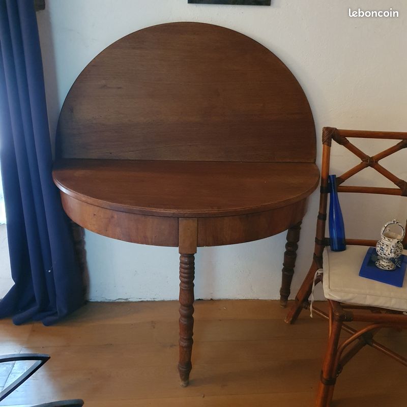 Table demi lune Louis Philippe (image 2)