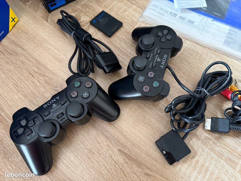 Console PlayStation 2 FAT SCPH-39004 – Avec Accessoires Et Jeux, D'occasion