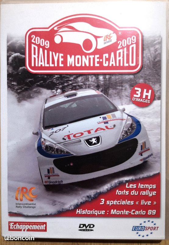 Lot DVD Échappement Rallye Circuit Monte-Carlo (image 6)