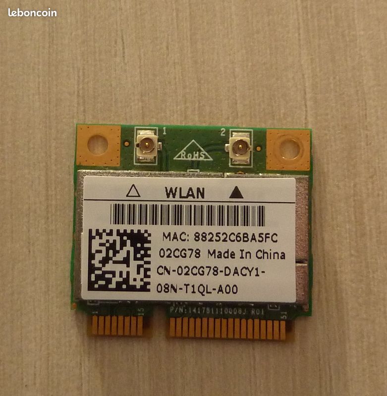 Carte WiFi Broadcom BCM94313HMGB - Carte Réseau Sans Fil Occasion, Garantie 6 Mois, Compatible Universel