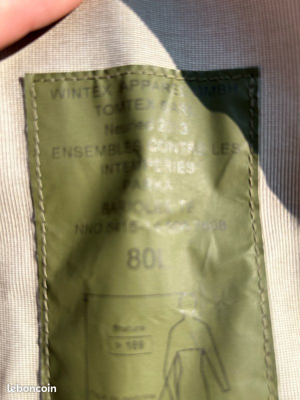 Veste intempéries Gore Tex (image 2)