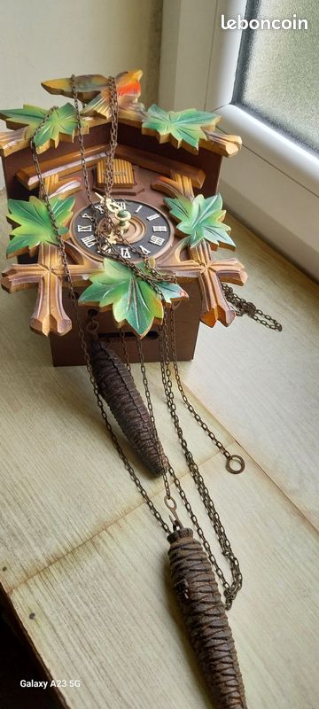 Jouet Ancien Mécanique – Oiseau Sur Branche – Années 60 – N°48 – Style Joustra