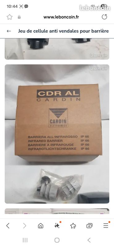 Jeu de cellules anti vendable pour portail electrique (image 4)
