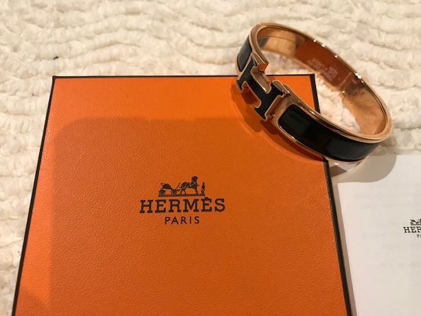 Bijoux Bracelet Hermès Tournis Orange d'occasion
