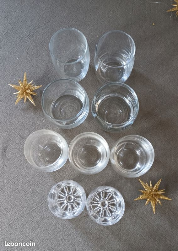 9 verrines de taille différente (image 1)