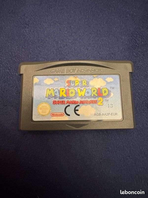 Jeu Game Boy Advance : Super Mario Advance - Version Européenne - Cartouche Seule En Bon état