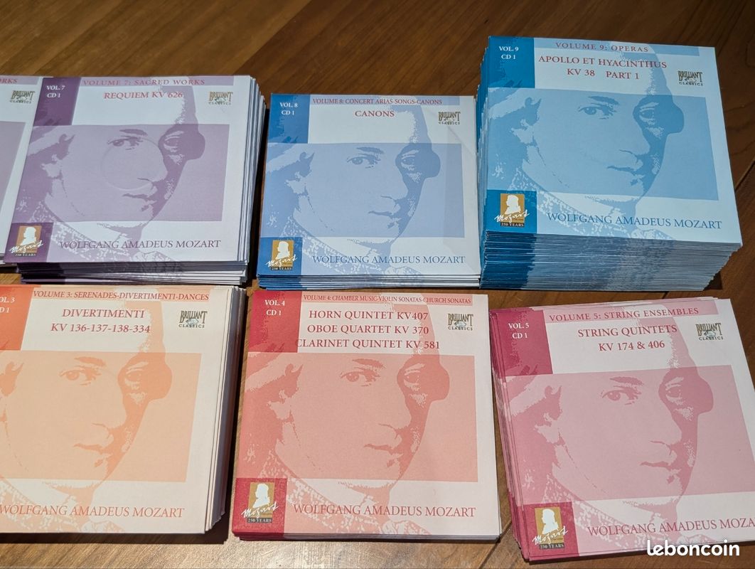 Compile de 155 CD de Wolfgang Amadeus Mozart (image 4)