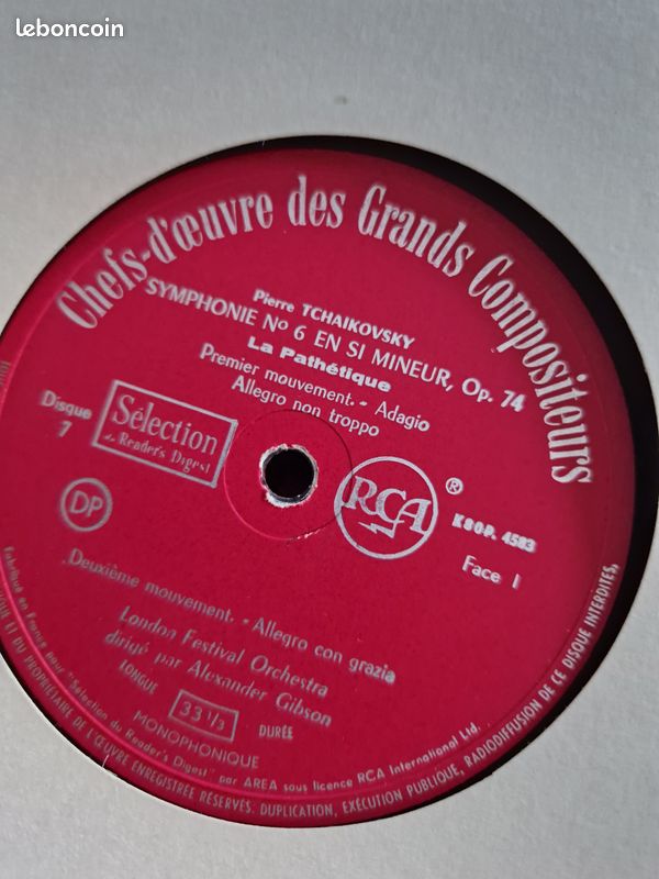 Coffret 33 tours les chefs d'œuvre des grands compositeurs (image 9)