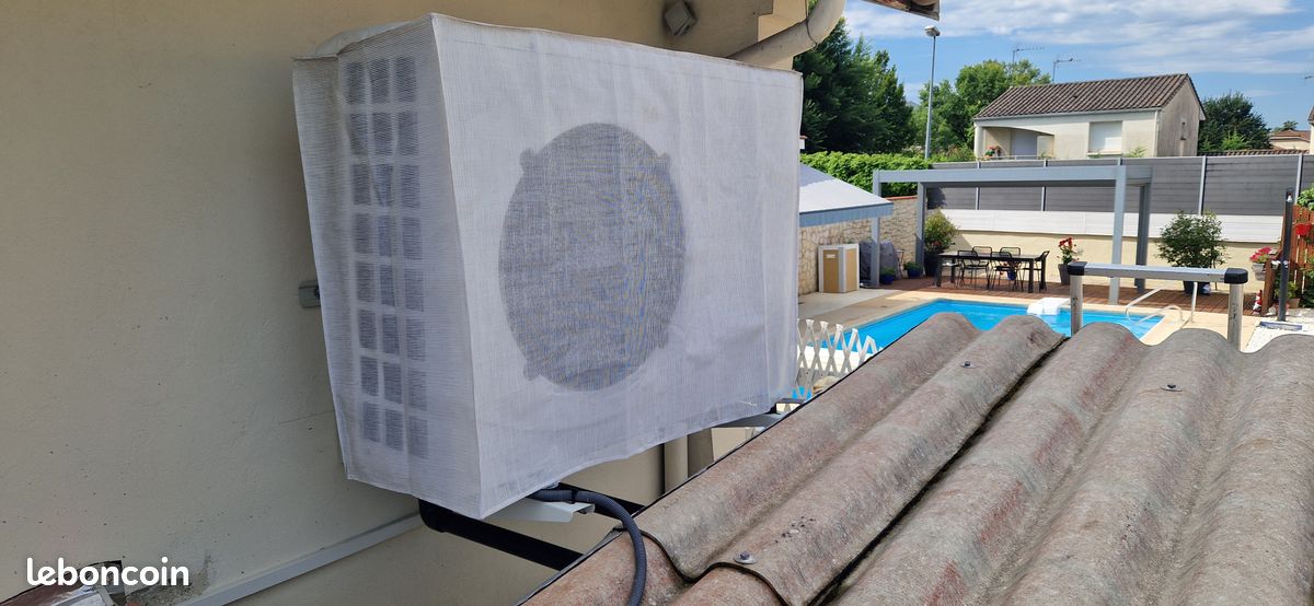 Pompe à chaleur piscine 10 KW Triphasé (image 1)