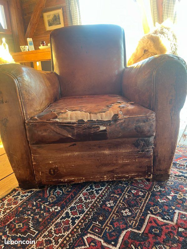 Fauteuil club cuir (image 5)