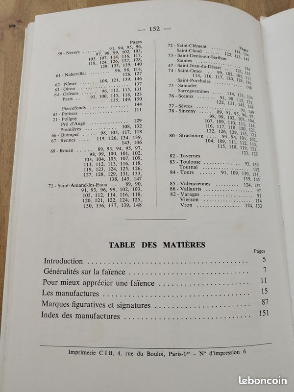 Livre de référence « Marques et signatures de la faïence française » Henri Curtil (image 9)