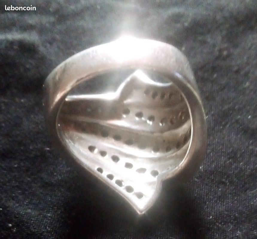 Bague argent large idée cadeau (image 5)