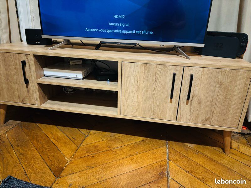 Meuble TV Phénix Maison – bois – style scandinave (image 1)