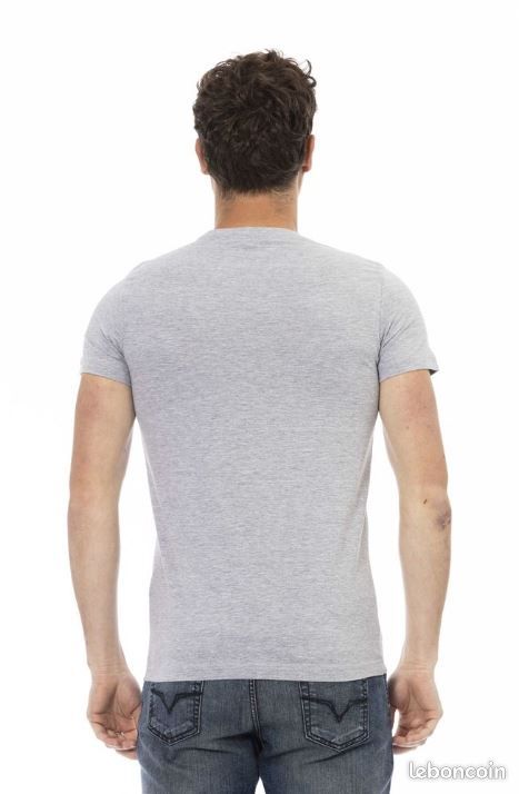 Trussardi Action T-shirts Gris Homme 2AT03D_13Grey (image 2)