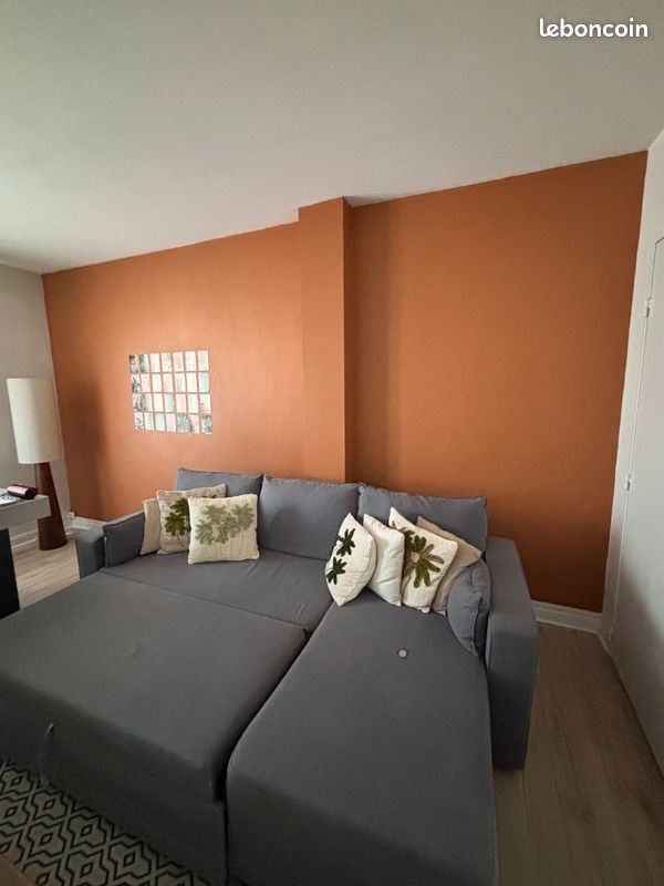 Canapé d’angle convertible IKEA FRIHETEN gris – Très bon état – 235 cm Prix : 300 (image 6)