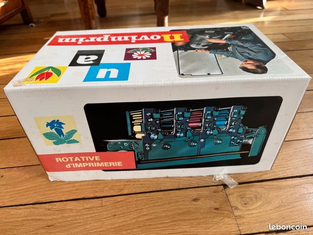 NOVIMPRIM rotative d'imprimerie JEU JOUET ANCIEN VINTAGE 70
