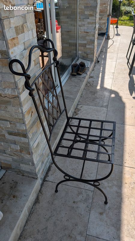 Chaises en fer forgé (image 2)