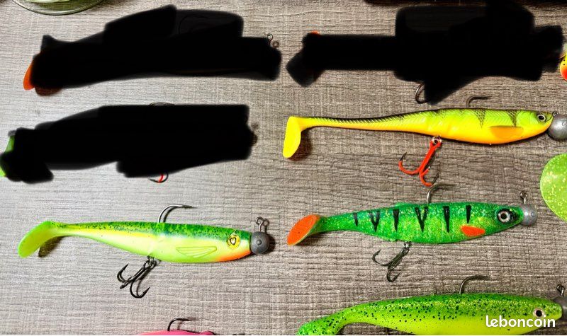 Lot de 30 leurres de pêche assortis – Lot de 30 leurres de pêche mixtes de couleurs