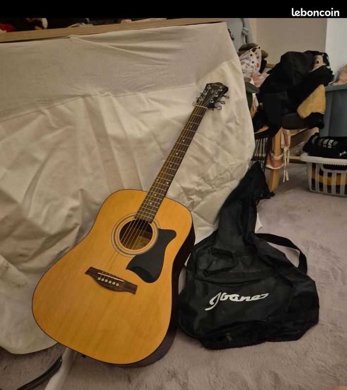 🎸 Guitare acoustique Ibanez V50NJP + housse de transport (image 1)