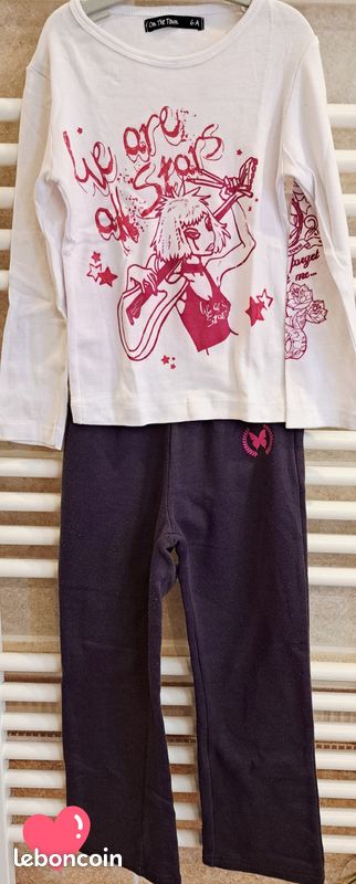 Vêtements fille Lot de 6 vêtements fille neufs et tbe 6 ans Neuf & TBE (image 6)