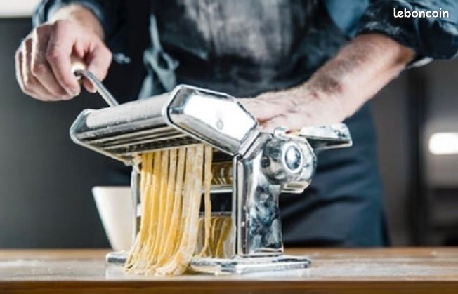 Machine à Pâtes Imperia SP150 – 150 Mm, Manuelle, Acier Chromé, Italie, Très Bon état