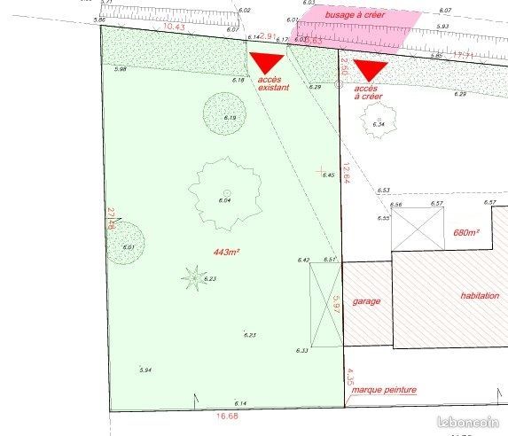 Terrain 443 m² L Ile D Olonne · à L'Île-d'Olonne · 115 000 €