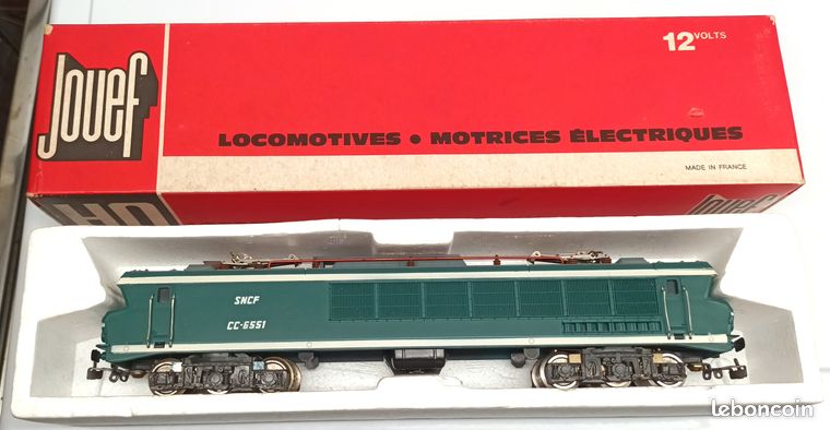 Locomotive Jouef HO 8440 SNCF CC 6551 Maurienne - Electrique CC - Testée