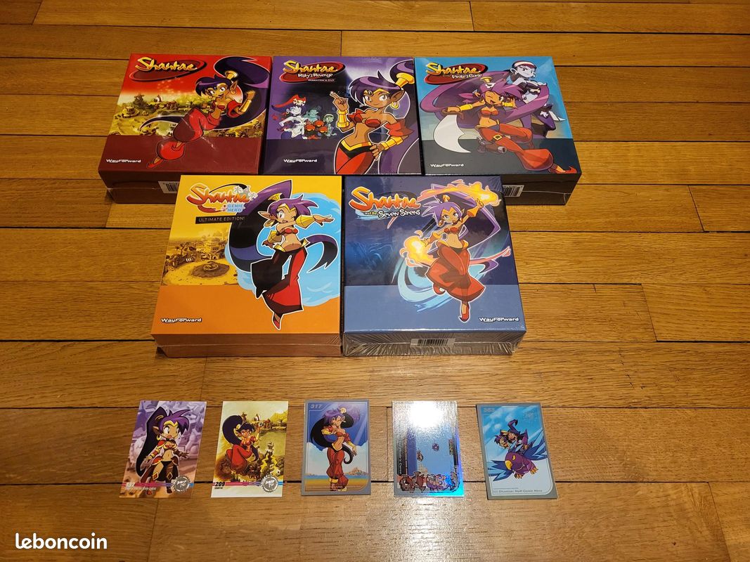LOT 5 JEUX Shantae Nintendo Switch Collector Limited Run