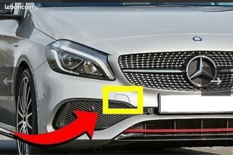 Cache Crochet Remorquage Avant Pour Mercedes-Benz GLA X156 AMG Line 2012-2016 - Référence A1568854922