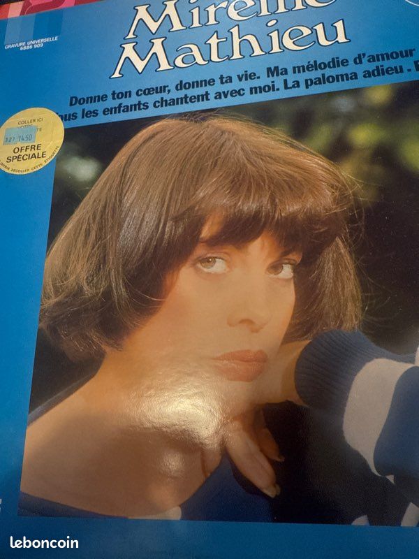 Vinyle, 33. Tours Mireille Mathieu (image 1)