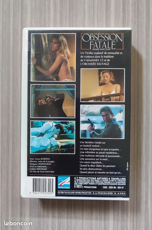 Obsession Fatale VHS (1ère édition Antarès & Travelling) (image 3)