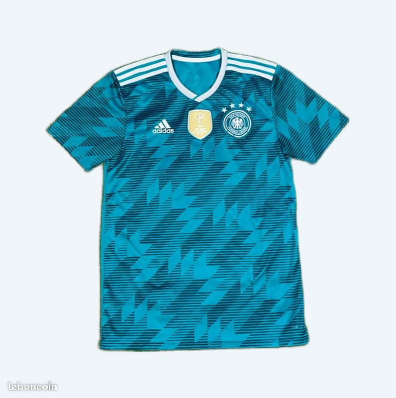 Maillot Vintage Allemagne Football – Rare, Rouge, Taille M – Excellent état (9/10)