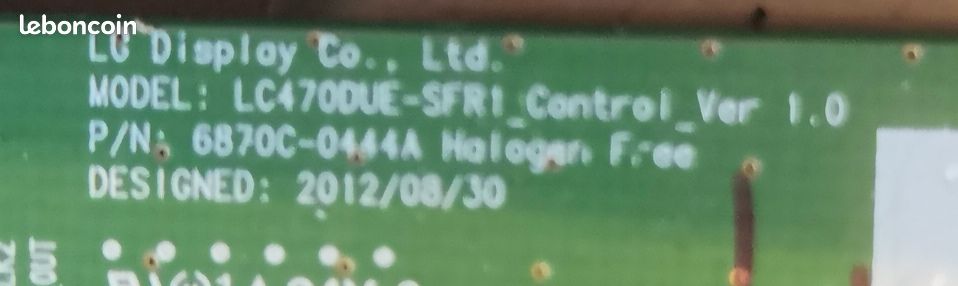 Carte t-con LG 6870c-0444a (image 2)