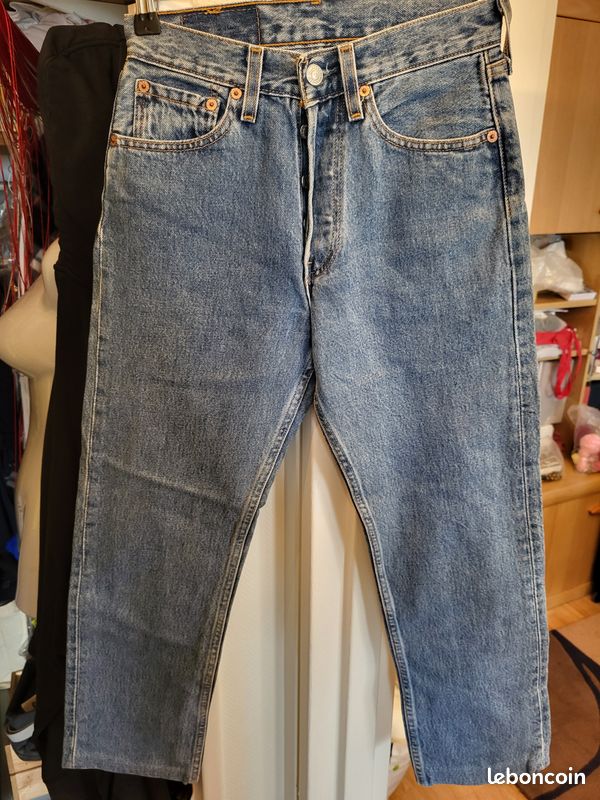 Jean Levi's 501 W26L32 femme bleu (image 2)