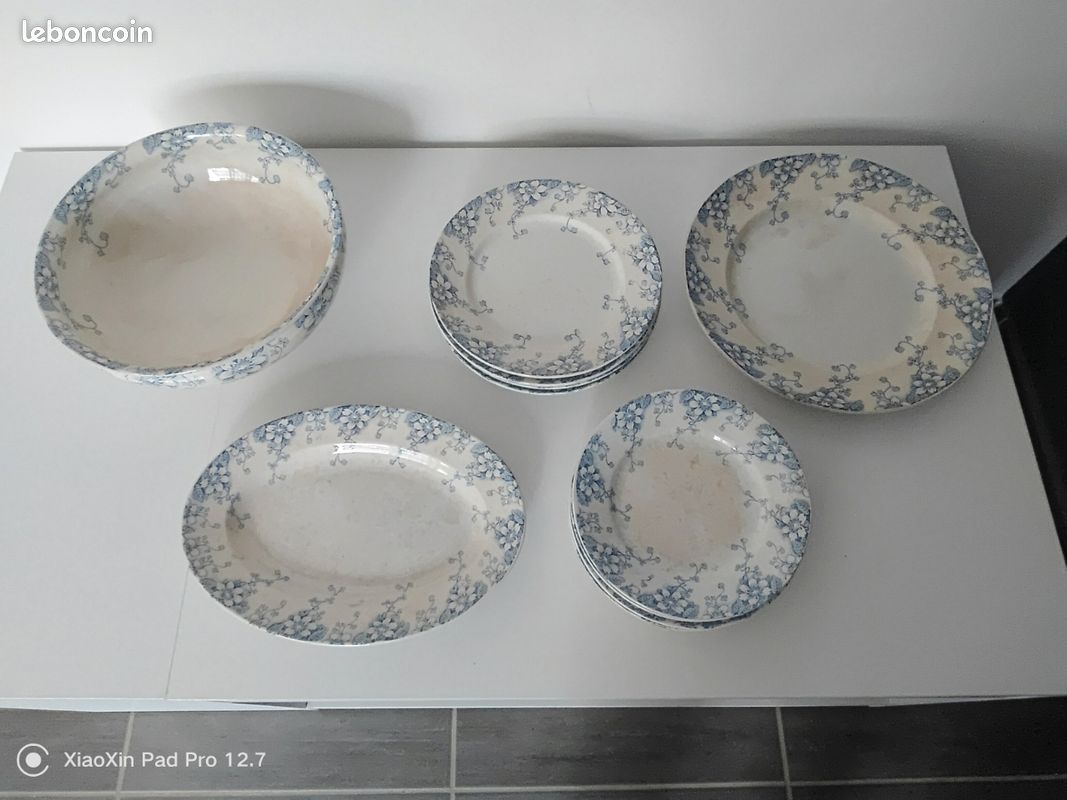 Lot de vaisselle ancienne Régent Luneville (image 1)