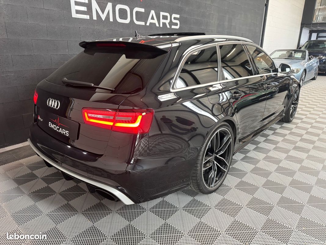 Audi RS6 AVANT C7 4.0 V8 TFSI 560CH QUATTRO - FREINS CÉRAMIQUE - ORIGINE FRANCE (image 6)