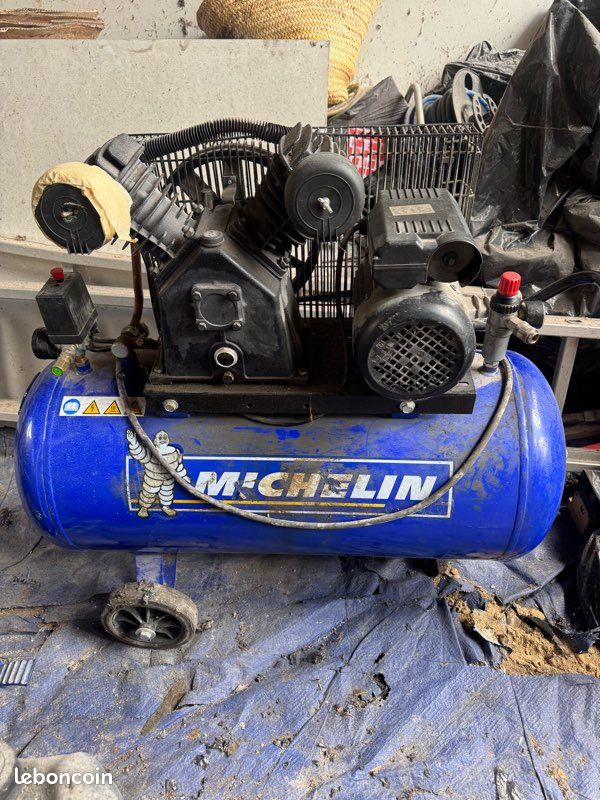 Compresseur d’air Michelin 100L – 3CV / 230V – FIAC – Bon état (image 1)