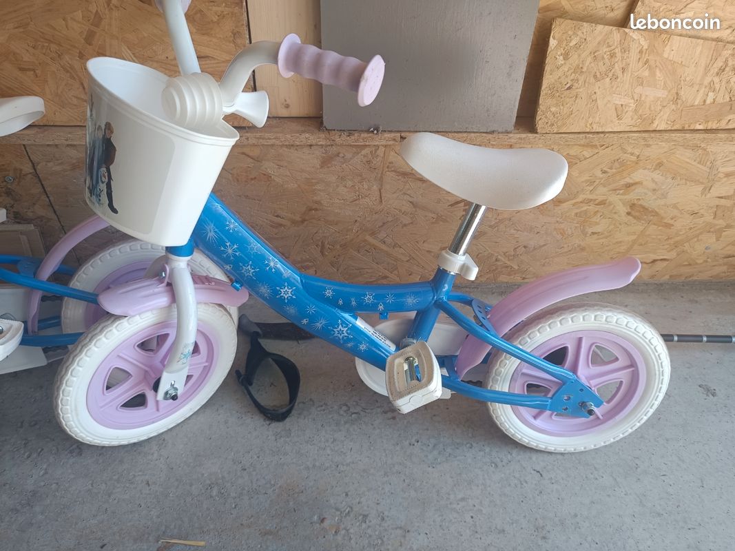RULLY Vélo Enfant 12-16 Pouces Pour Filles De 2 à 7 Ans – Roulettes, Frein à Rétropédalage, Design Arc-en-Ciel Et Panier Trop Mignon