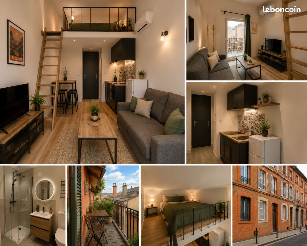 Maison 1 pièce 26 m² · à Toulouse · 26 m² · 830 €
