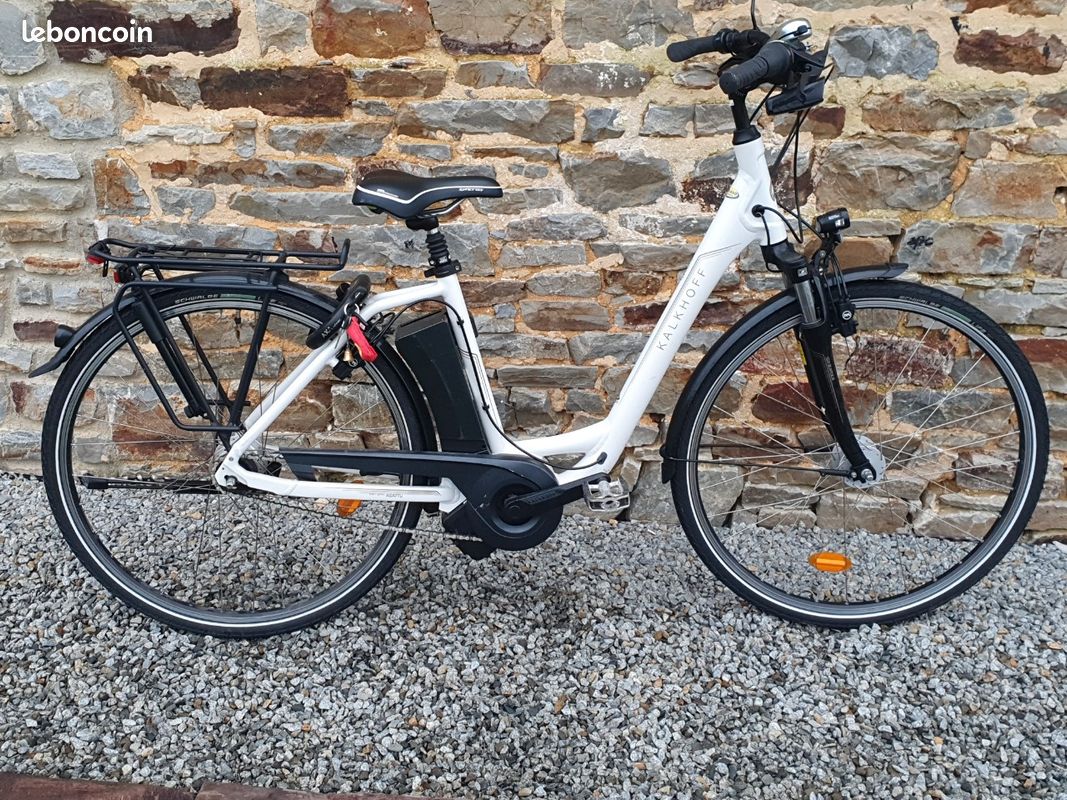 Produit reconditionné - Vélo de ville électrique Kalkhoff Agattu Impulse - Très bon état