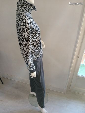 Veste DORA Matelassée Intérieur Léopard, Kaki | Hello Moon Shop