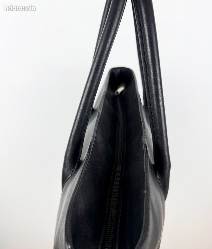 401 - Sac à main – Furla Vintage Cabas - cuir noir (image 9)